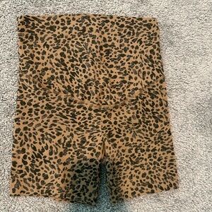 Old Navy Maternity Leopard Biker Shorts